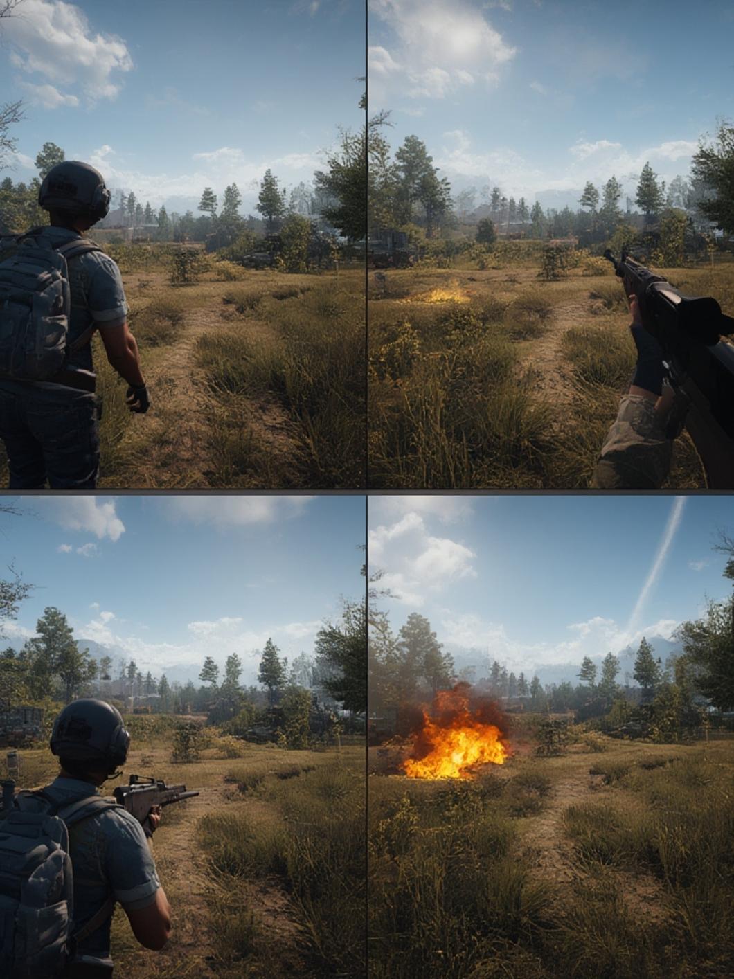 Decoy flank execution steps